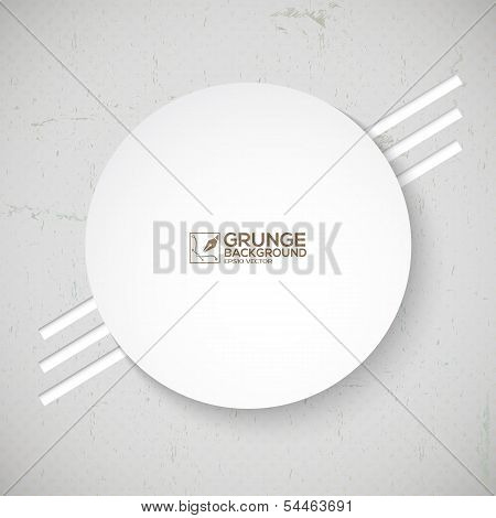 Banner in the form of circle