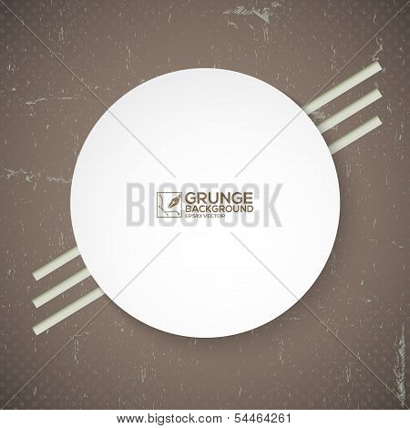 Banner in the form of circle