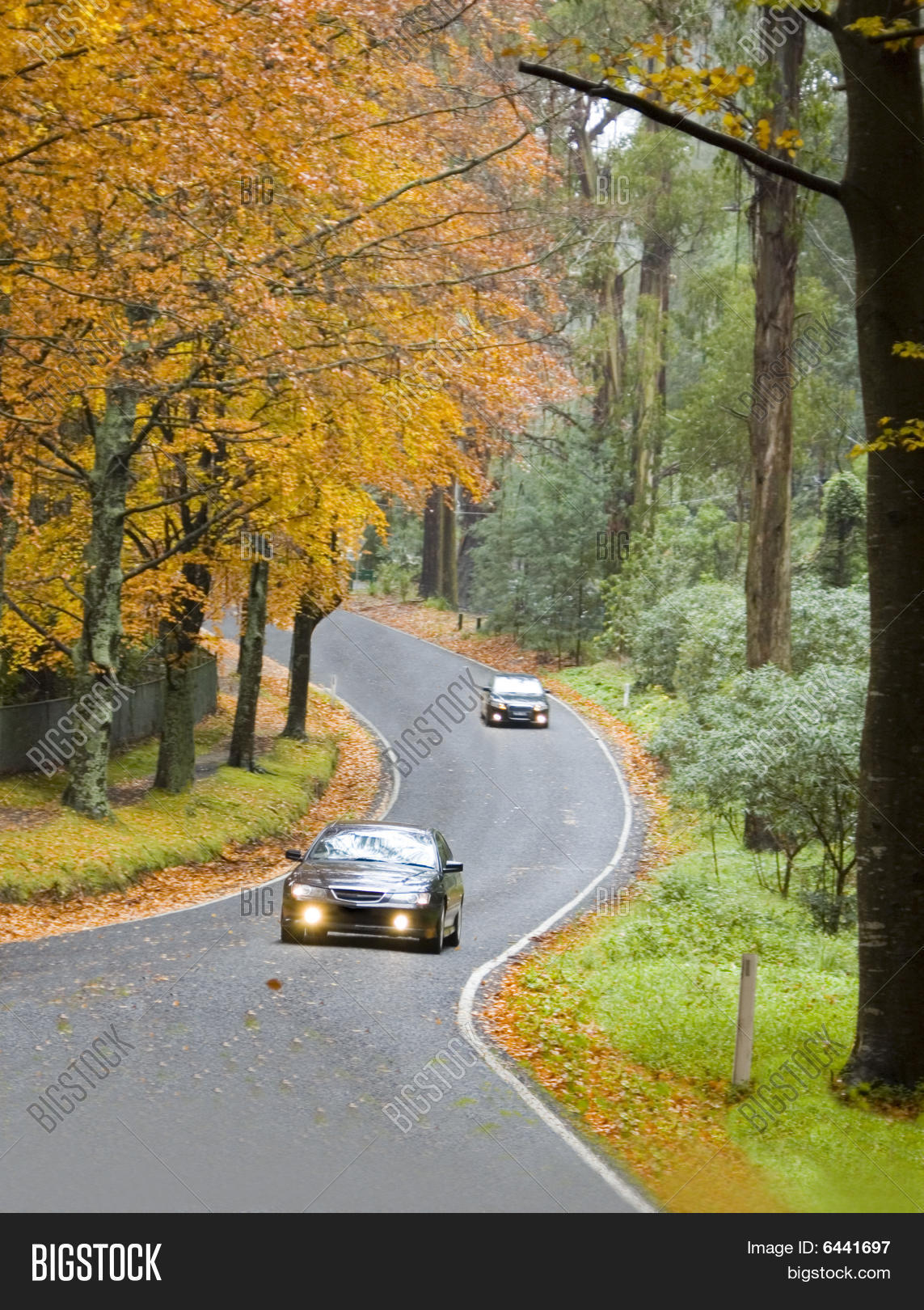 Cars Driving Windy Image & Photo (Free Trial) Bigstock