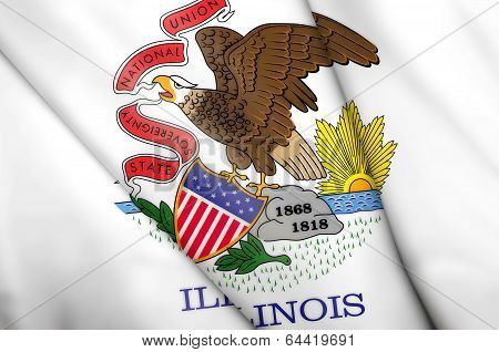 Flag Of Illinois (usa)