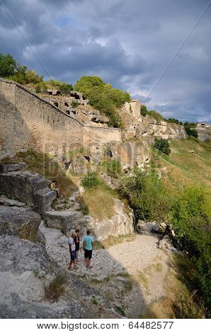 Medieval Fortress Town Chufut-kale, Bakhchisaray, Crimea