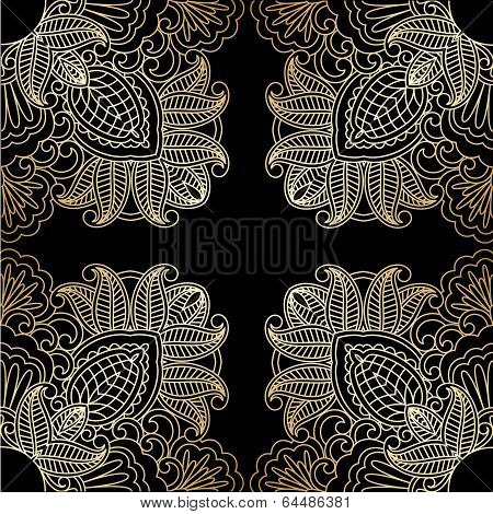 Vector Gold Ornament.