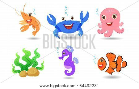 under the sea cartoon