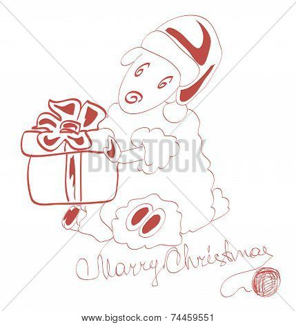Christmas sheep, goat