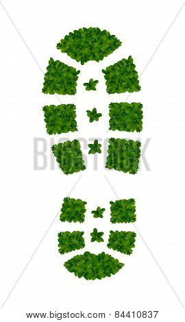 Leaves Footprint Boot.