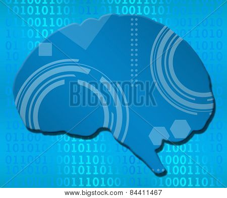 Artificial Intelligence Binary Brain Square