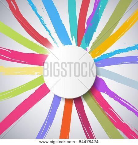 Abstract background with paint splashes.