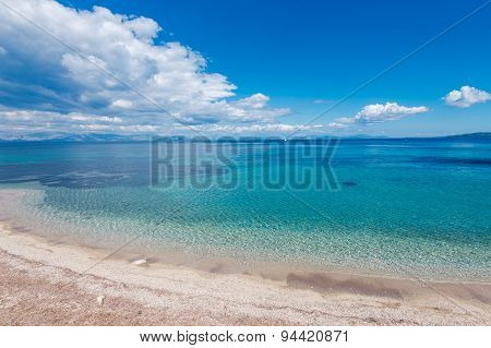 Agios Ioannis beach in clouds