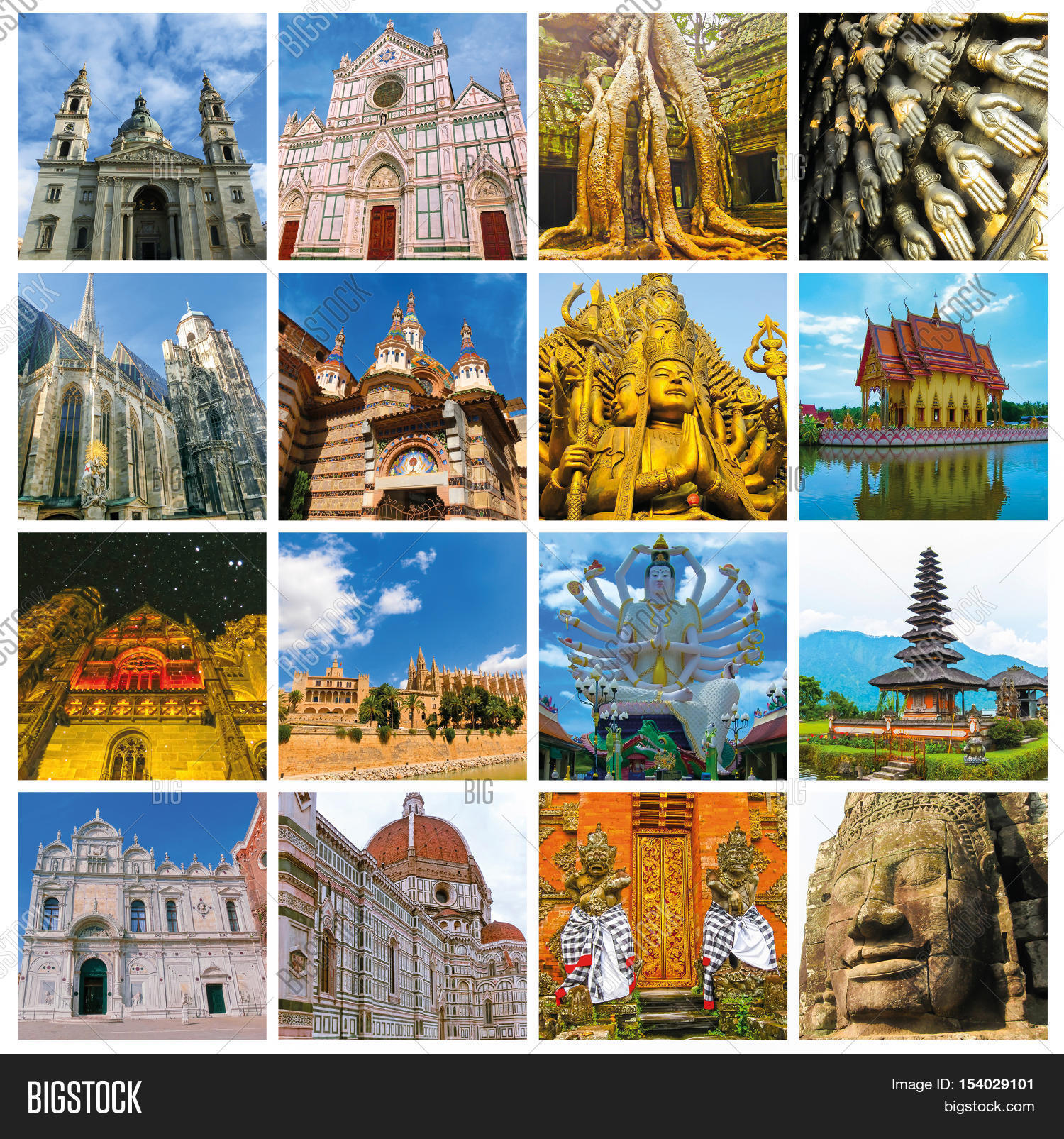 World Monuments Collage Different Image & Photo Bigstock