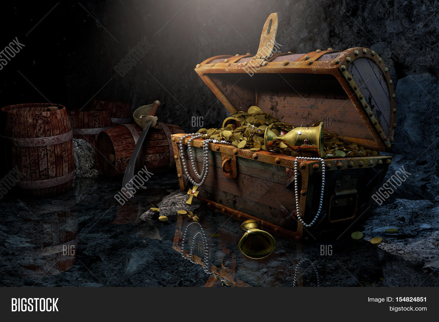 Old Pirate's Chest Image & Photo (Free Trial) Bigstock