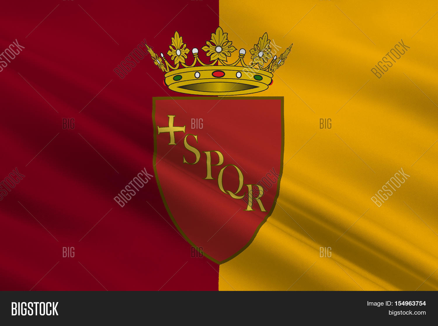 Square Rome Flag Flag Rome City Special Image & Photo (Free Trial) | Bigstock