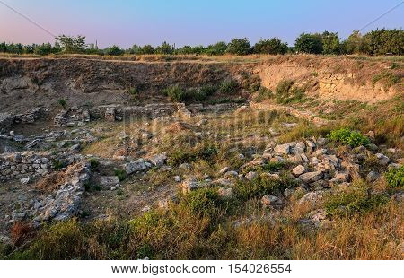 Excavations of the ancient city in Crimea. Journey through ancient Crimea