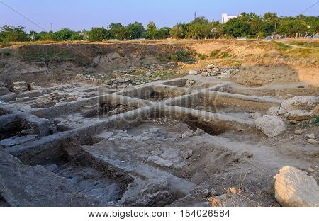 Excavations of the ancient city in Crimea. Journey through ancient Crimea