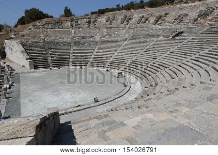 Theatre Of Halicarnassus In Bodrum, Turkey