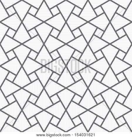 Vector seamless pattern. Modern geometric texture. Opt Art