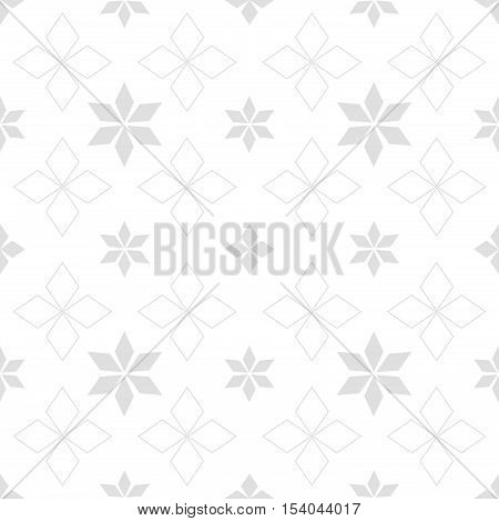 Abstract snowflakes and stars on a white background Ethnic Scandinavian pattern Ethnic Scandinavian pattern Scandinavian Nordic pattern Folk art, Winter theme Winter seamless pattern Christmas quilt.