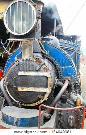Darjeeling toy steam train in Ghum India