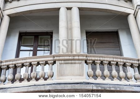 Traditional architecture of the center of the Spanish city of Castellon, Valencian Community