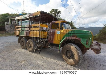 Military Camouflage Zil Truck