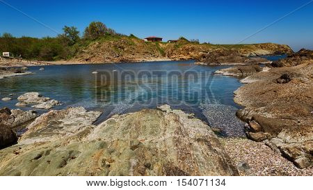 Ahtoto bay during the spring, near the village of Sinemorets, Bulgaria