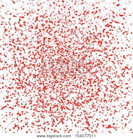 Surreal diffuse red splatter blotchy splash background texture