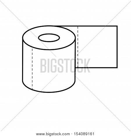 Toilet Paper Icon