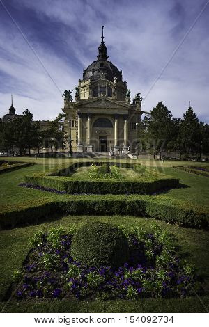 Budapest The Capital Of Hungary Crossed By The Danube River