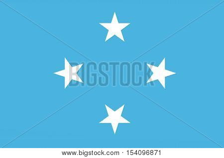 Flag of Federated States of Micronesia, Blue and white