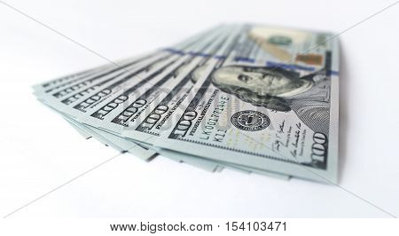 US dollar isolated on a white background