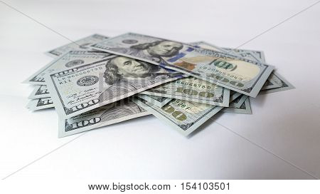 US dollar isolated on a white background