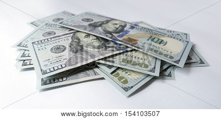 US dollar isolated on a white background