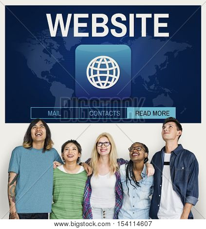 Website Internet  Online Interaction Connection Globalization Concept