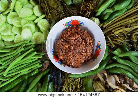Local food is fish sauce The species is native vegetation.