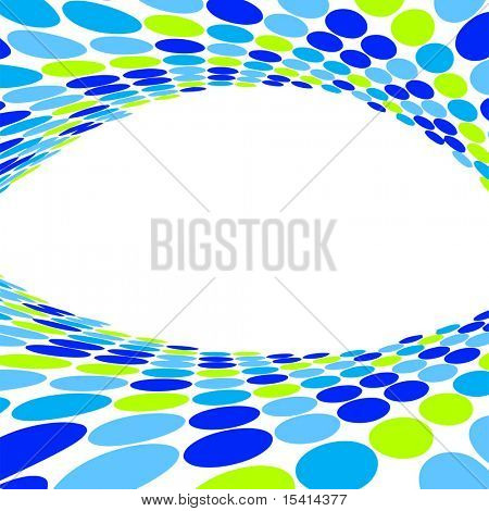 Vector Retro Dots met Copyspace