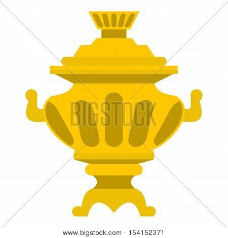 Samovar icon. Flat illustration of samovar vector icon for web