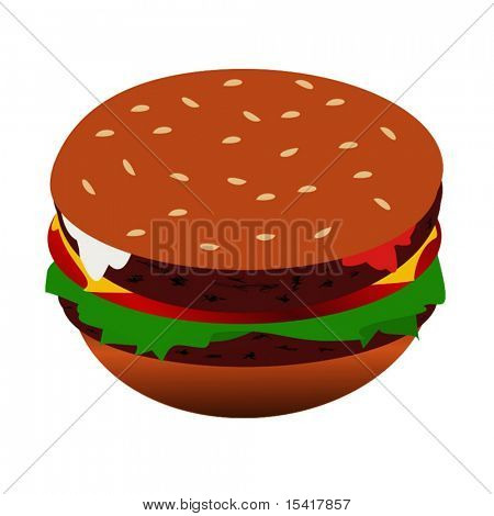 Vektor hamburgare