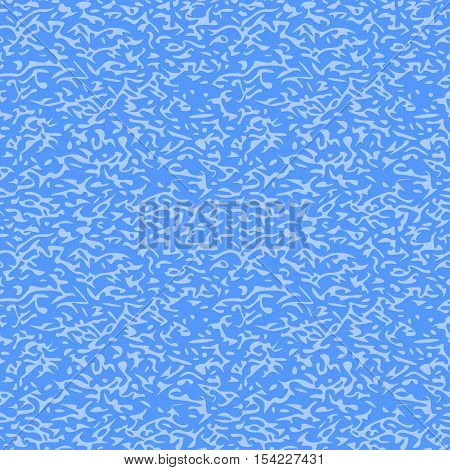 Rough vector seamless pattern. Water wave surface texture for your design.