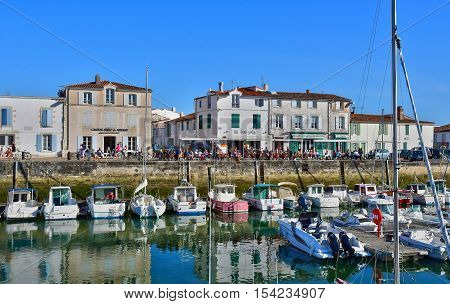 La Flotte France - september 25 2016 : the picturesque port