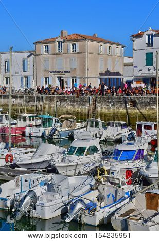 La Flotte France - september 25 2016 : the picturesque port