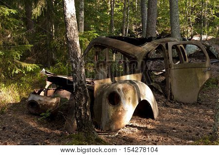 Car Dump In Kirkoe Mosse