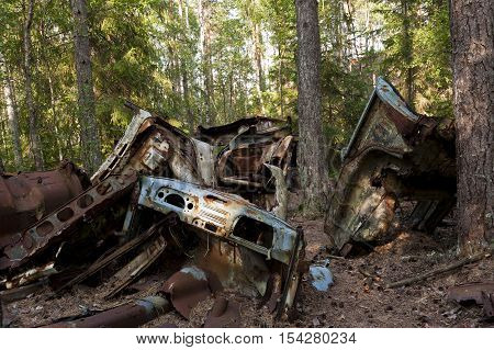 Car Dump In Kirkoe Mosse