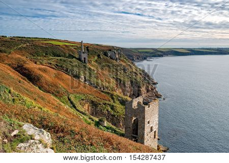 Wheal Trewavas At Rinsey In Cornwall
