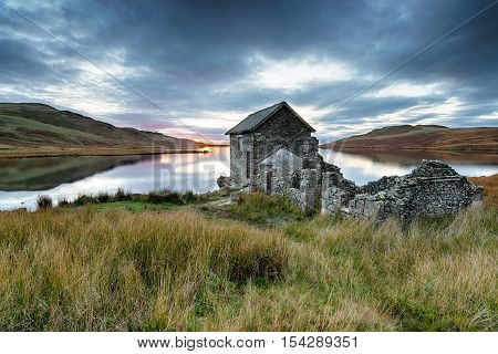 Sunset Over Devoke Water In The Lake District