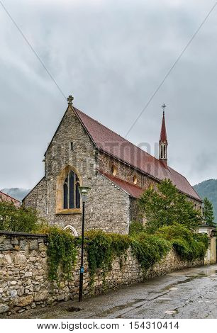Dominican cathedral in early Gothic style was built around 1250 and with a length of 74m it is Carinthia's longest church building Friesach Austria