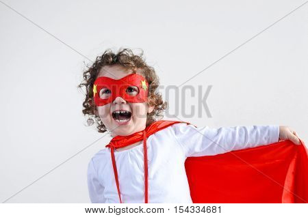 Little Superhero Child Girl