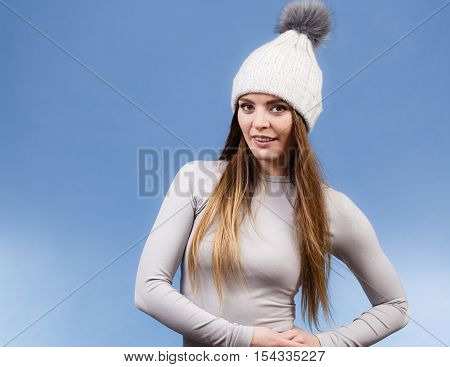 Woman In Thermal Underwear