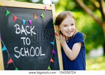 Extremely Excited Little Schoolgirl