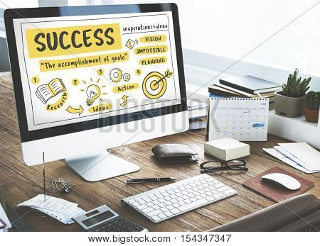 Development Achievement Improvement Success Concept