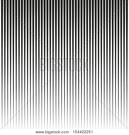 Line Halftone Pattern With Gradient Effect.