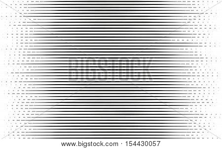 Line Halftone Pattern With Gradient Effect.